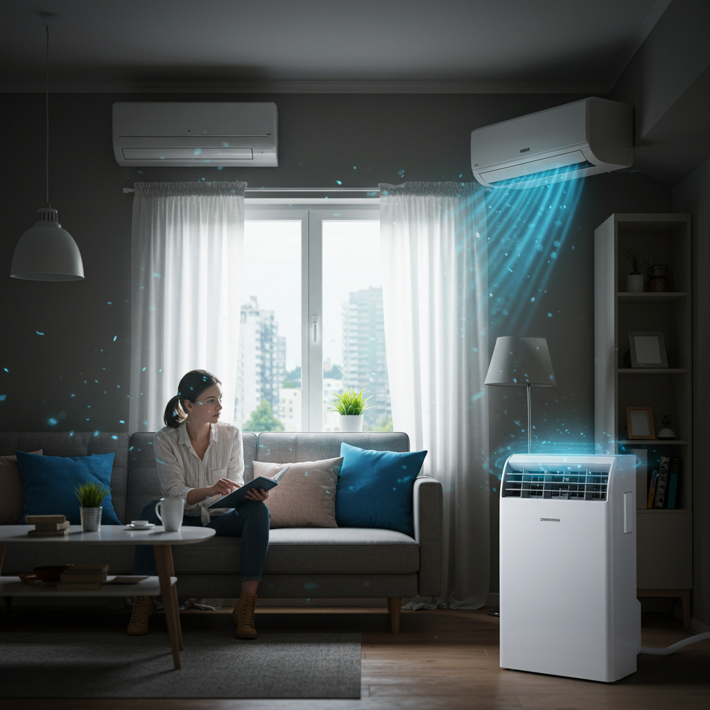 거실 에어컨만으로 방까지 시원하게 하는 모든 방법: 에어컨과 제습기 조합