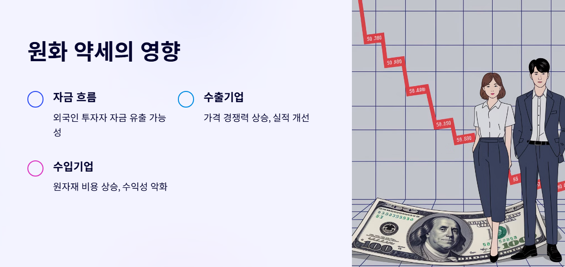 원화 약세 영향