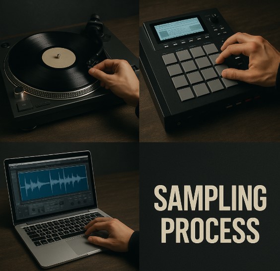 힙합 샘플링 편집 관련 사진