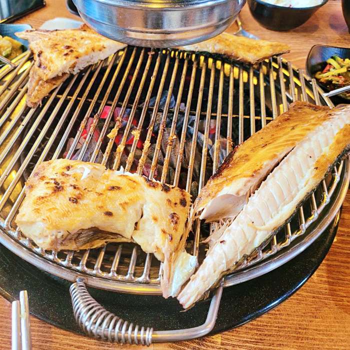 한국인의 밥상 전남 고흥 반건조 생선 숯불 구이 맛집