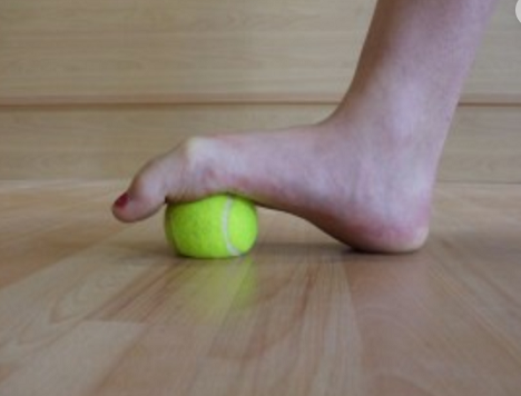 테니스공 마사지 이미지