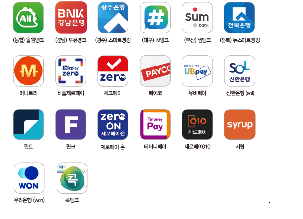 모바일상품권 구입가능한 은행