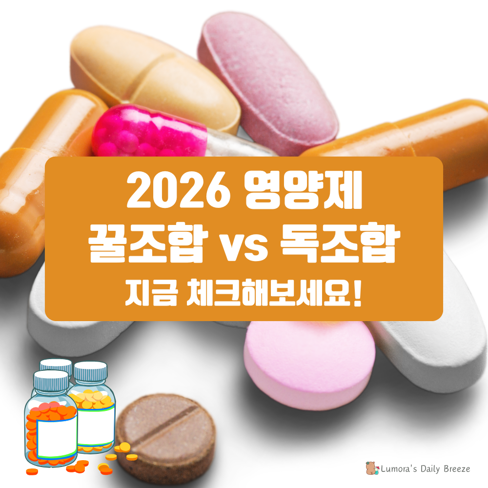 종합비타민과 다양한 영양제들의 시너지 조합과 상극조합에 대해 설명하고 현명한 영양제 섭취 조언.