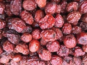 대추들이 소복이 쌓인모습