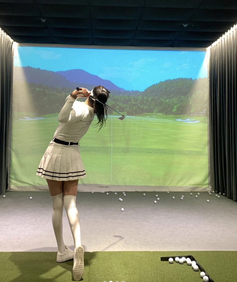 미녀 골프강사 이선재 프로 골퍼