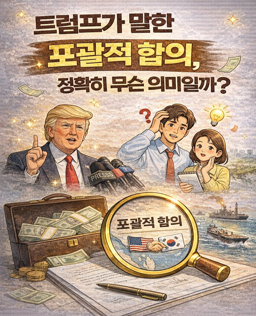 트럼프 포괄적 합의 뜻은