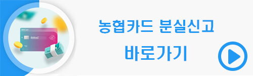 농협카드-분실신고