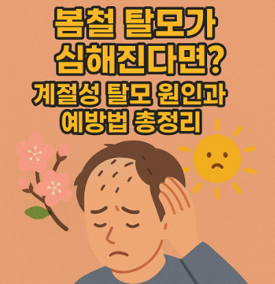 봄철-탈모가-심해진다면?-계절성-탈모-원인과-예방법-총정리