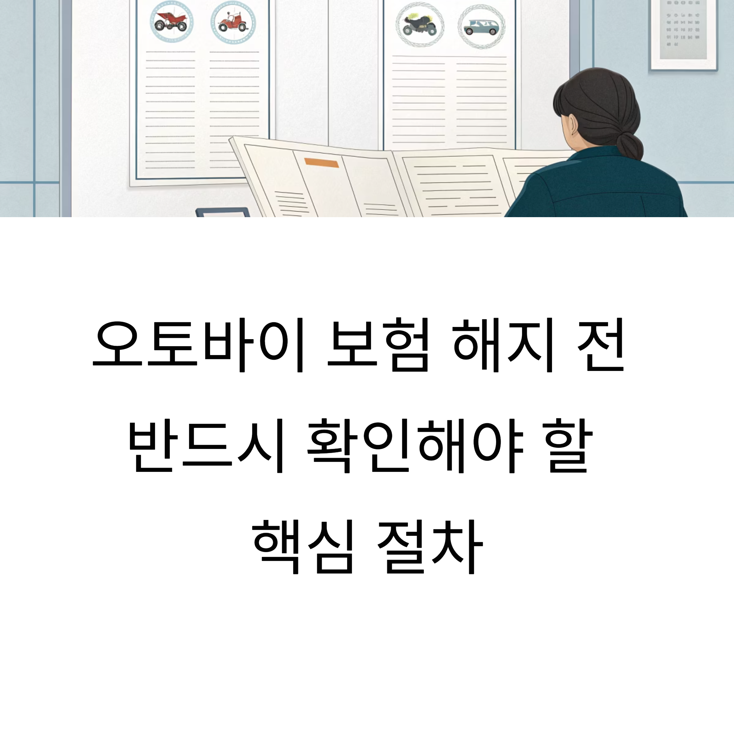 오토바이 보험 해지 전 반드시 확인해야 할 핵심 절차