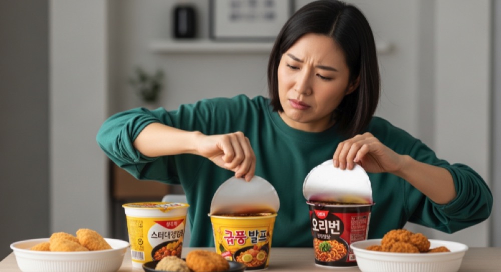 가공식품 선택 고민