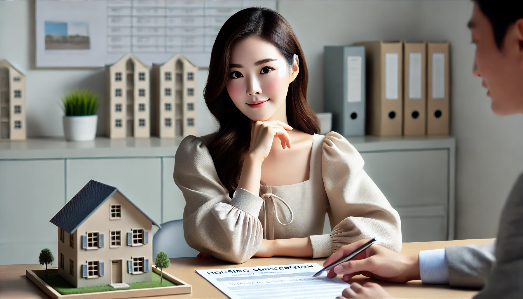 주택청약 신청하는 이미지