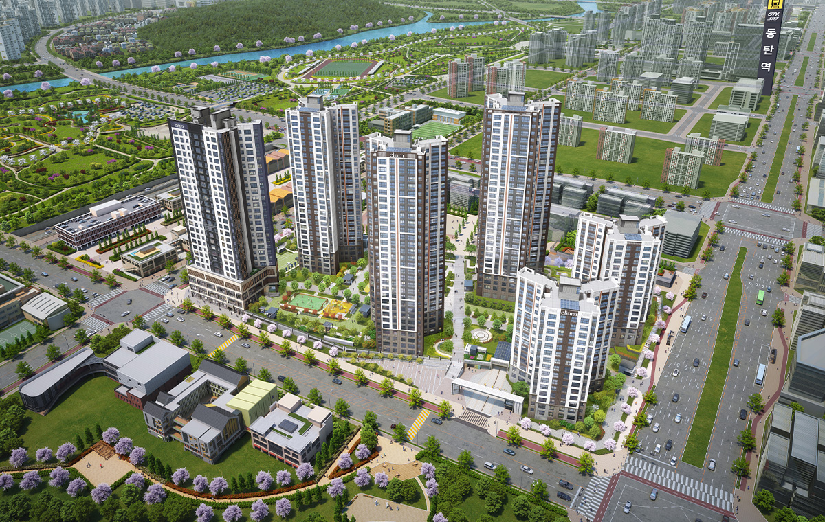 동탄2신도시 동탄역 대방 엘리움 더 시그니처 아파트