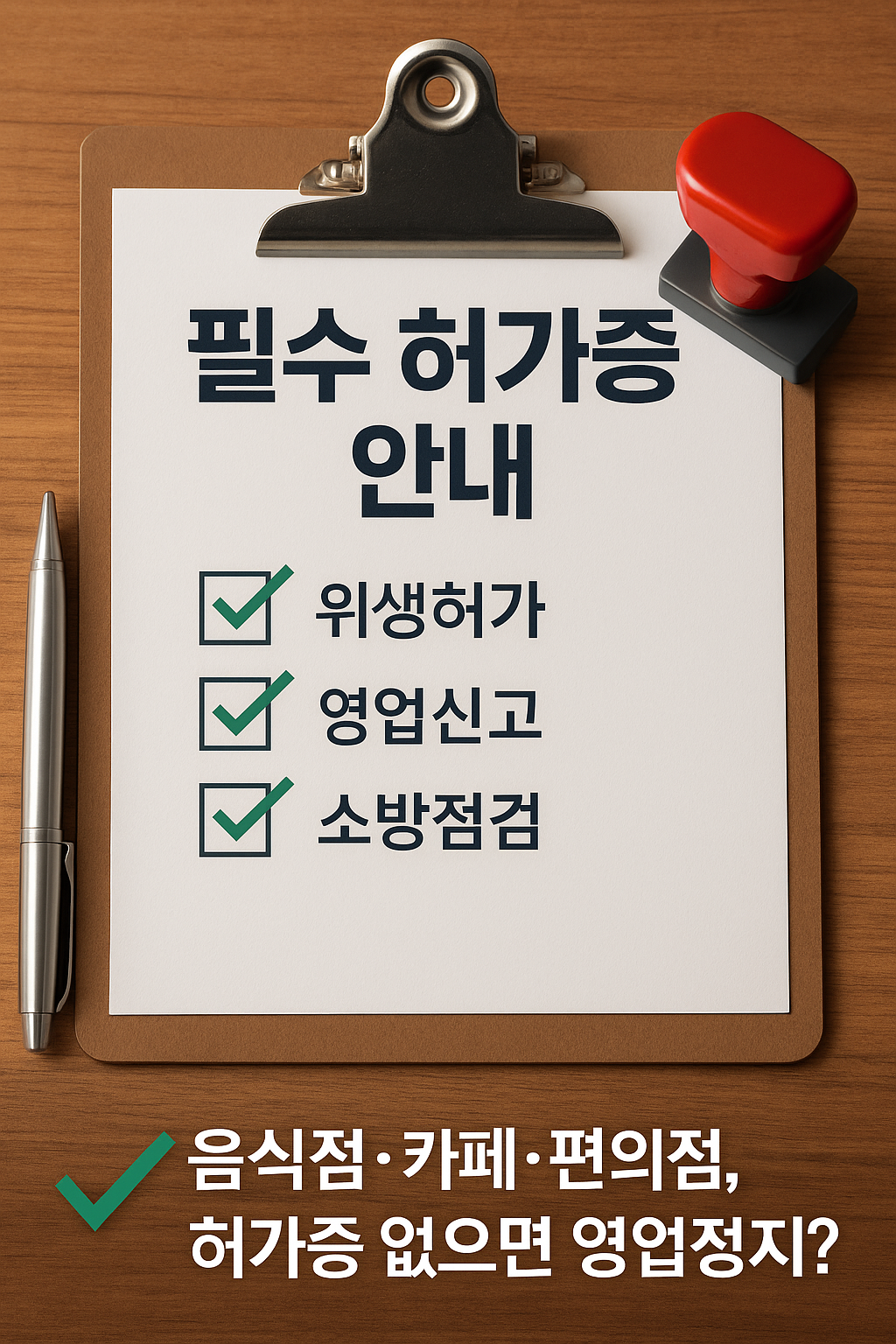 필수 허가증 안내