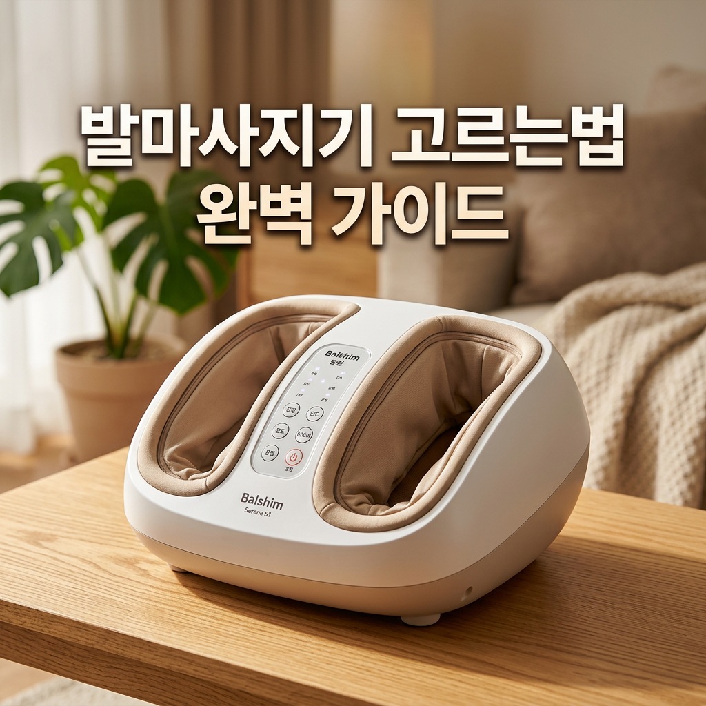발마사지기 고르는법 퇴근 후 부은 발