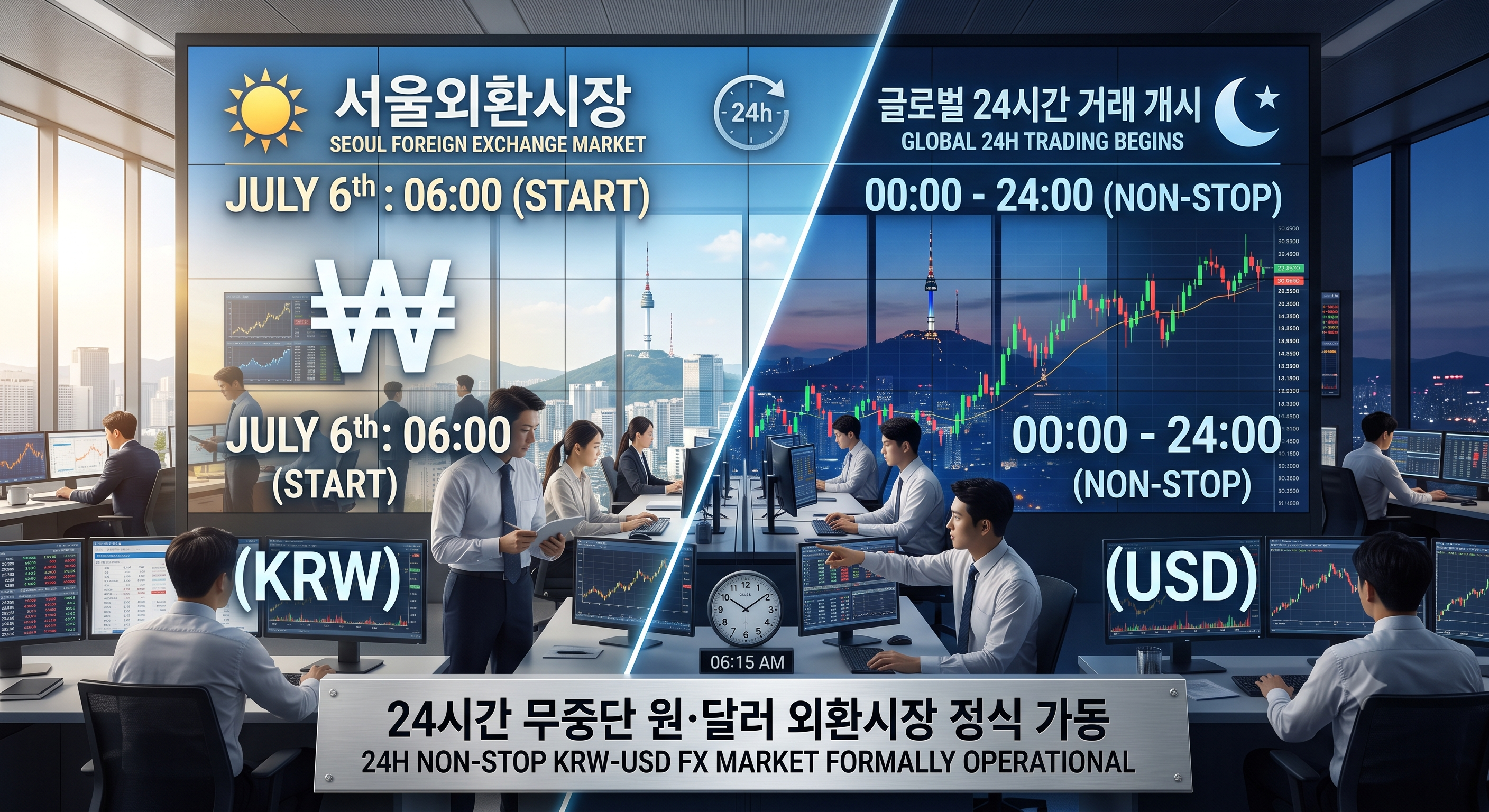 원·달러 환율 24시간 거래 전면 개방