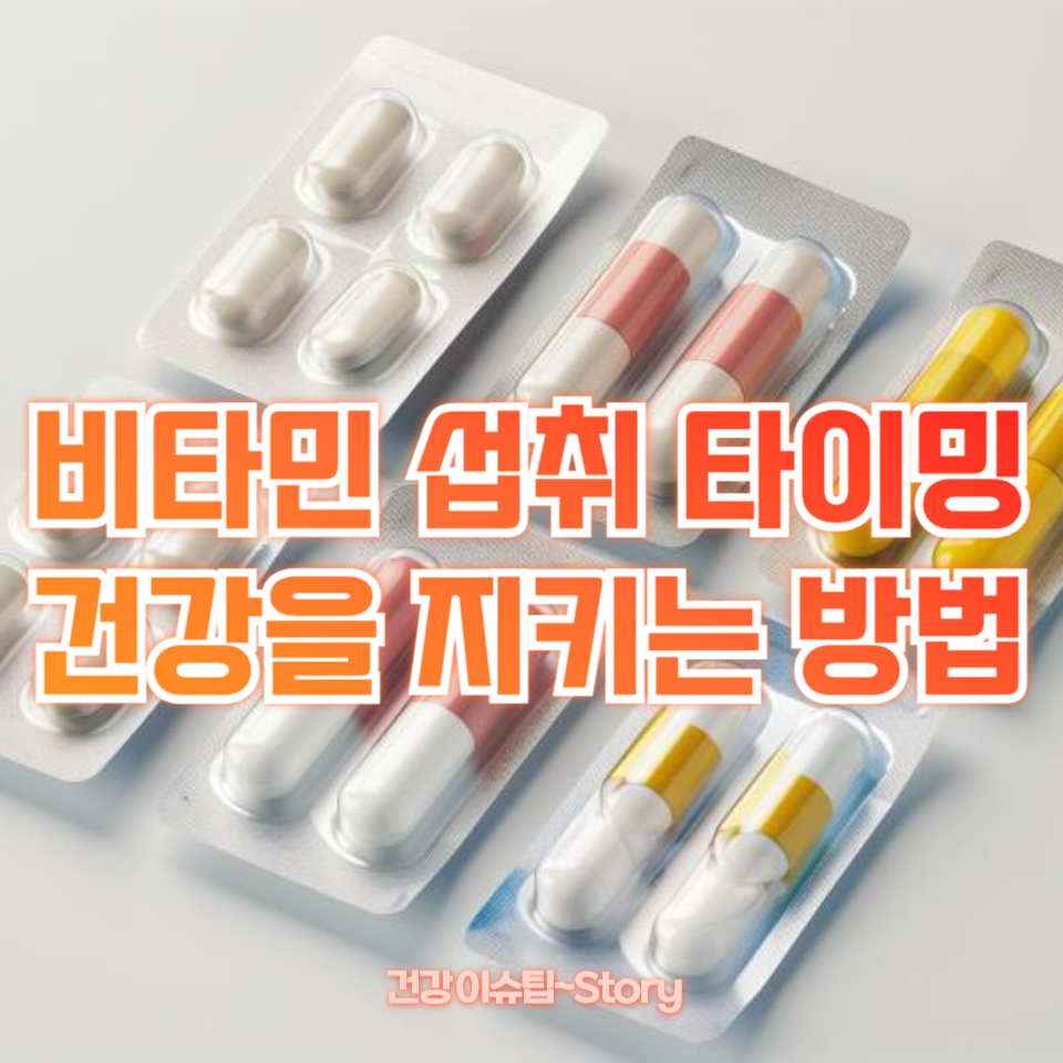 비타민 섭취 타이밍