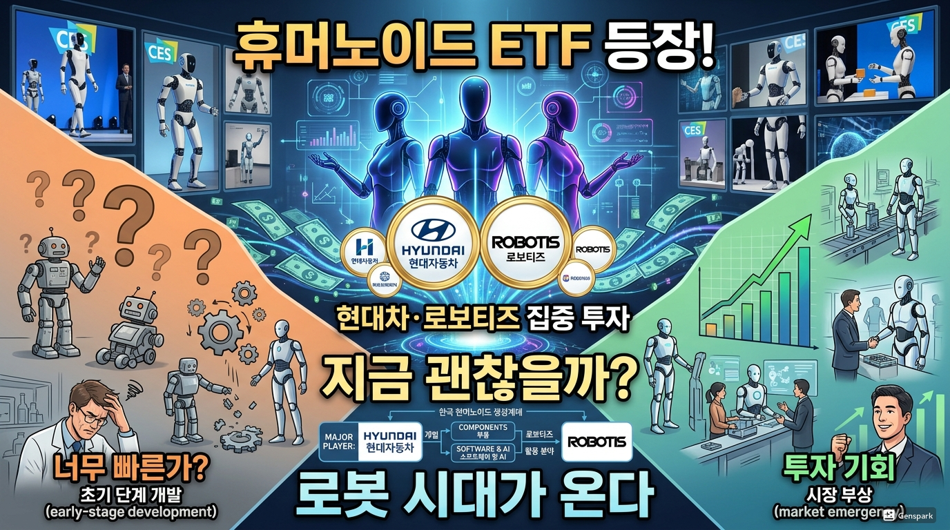 휴머노이드 ETF 등장! 현대차·로보티즈 집중 투자 지금 괜찮을까?