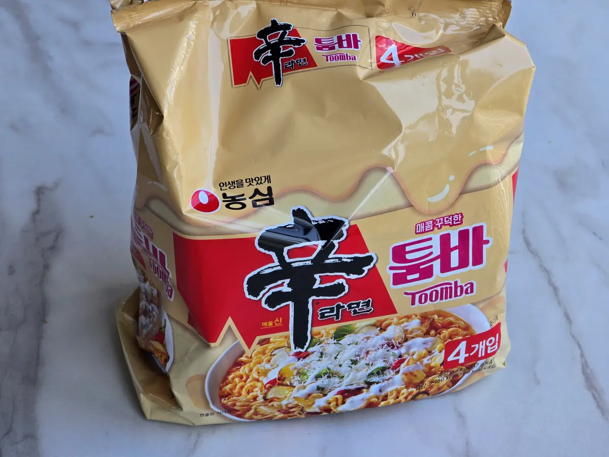 신라면 툼바 4개입 봉지