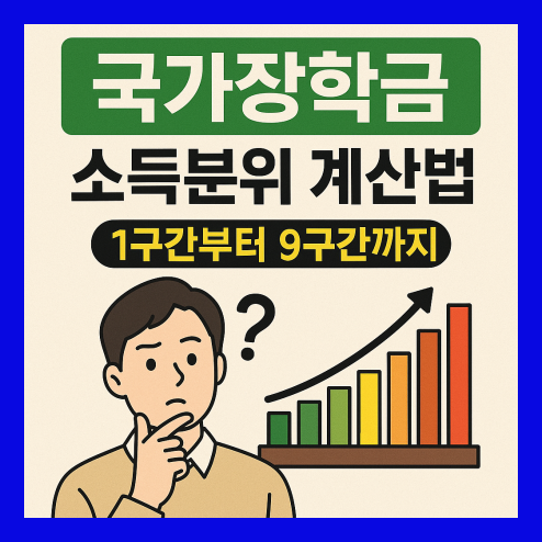 국가장학금 소득분위 계산법 총정리