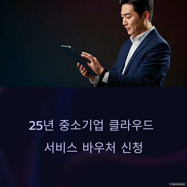 클라우드 서비스 바우처 사업 신청