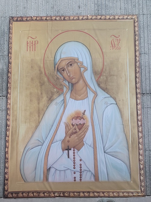 천안 성환성당 성모성심 그림