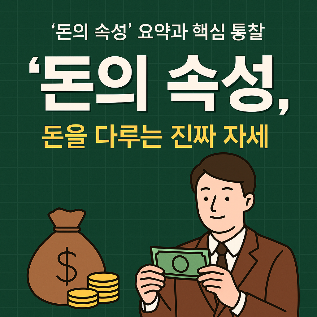 『돈의 속성』 요약과 핵심 통찰 – 돈을 다루는 진짜 자세