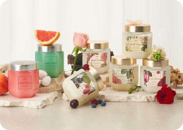 플루 퍼퓸드 슈가&씨솔트 바디스크럽