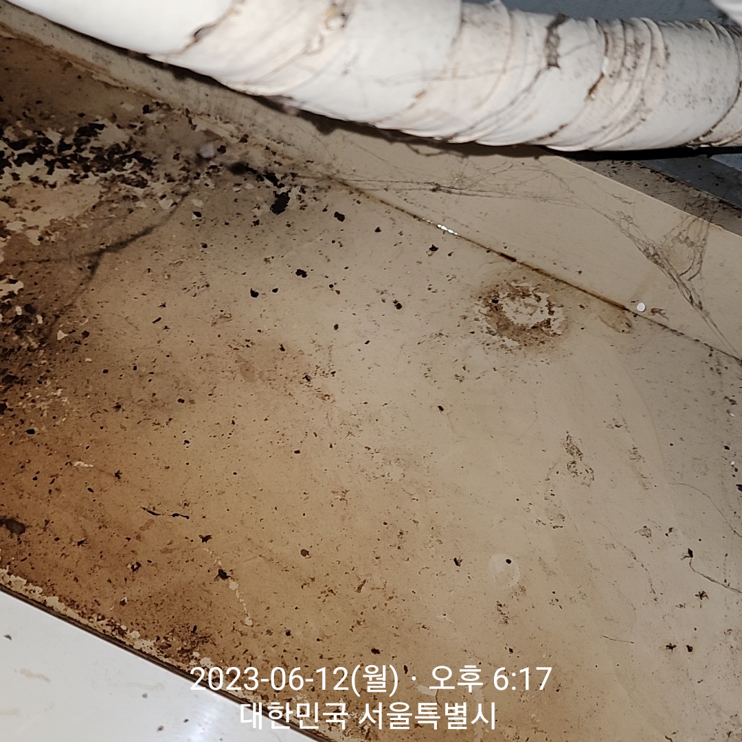 LG 휘센 에어컨 누수(물샘) 원인 및 해결 사진