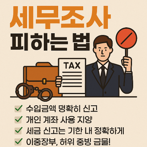 세무조사 피하는 법