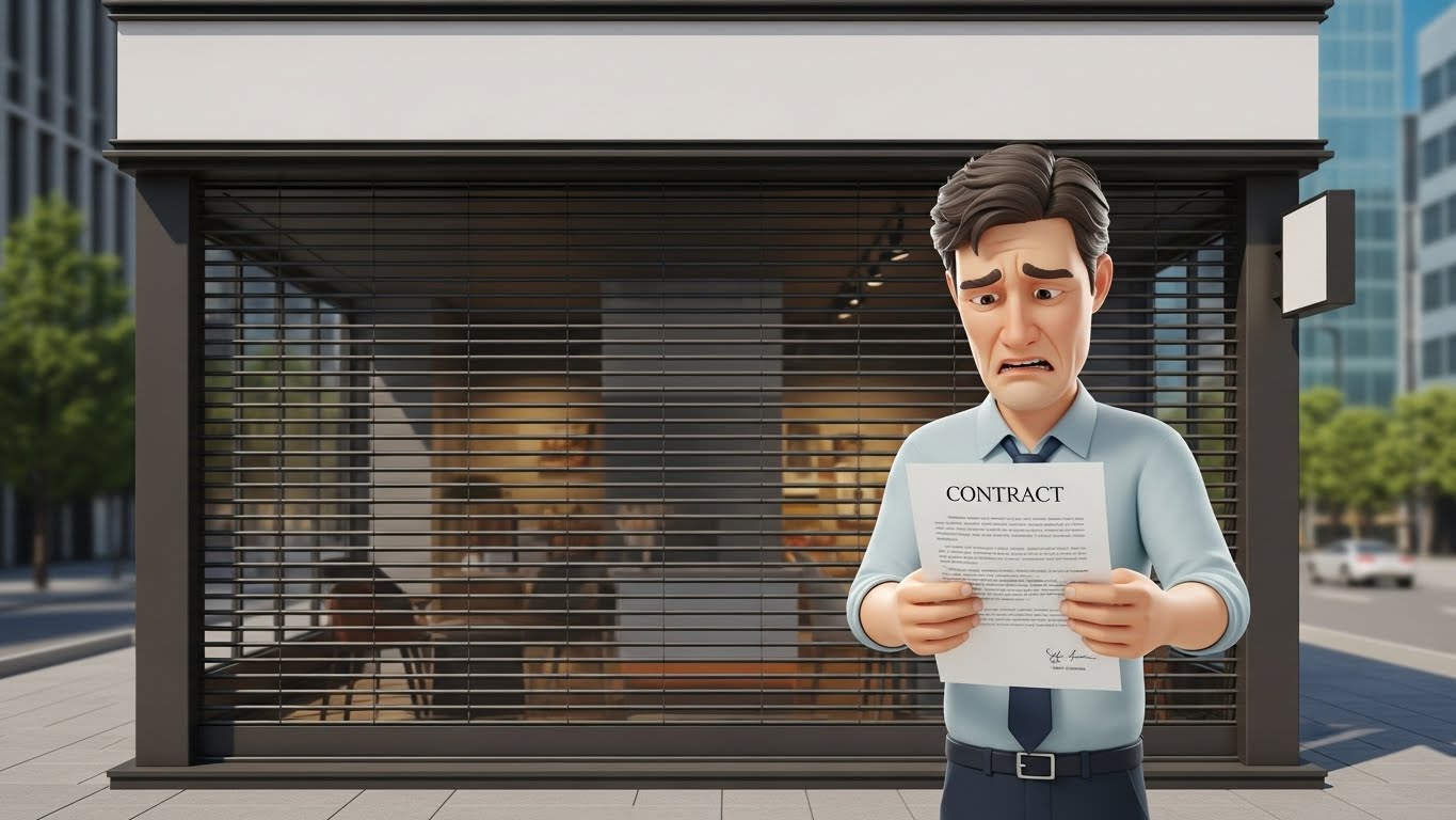 내용증명, 상가보증금반환