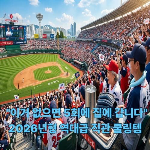 2026 프로야구 '주말 낮 경기' 직관 준비물: 선글라스와 쿨링템 리스트