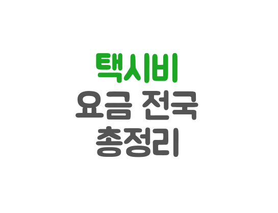사진-대문로고 택시비문구