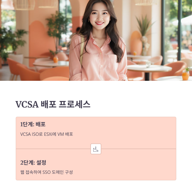 vCenter Server 어플라이언스(VCSA) 설치 단계