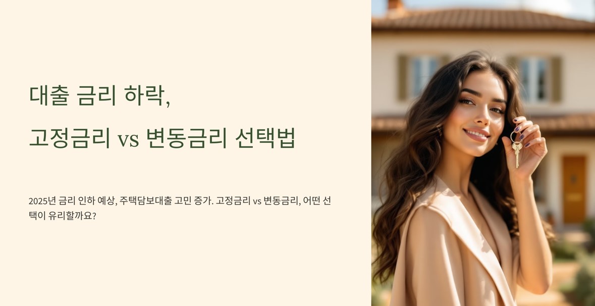 고정금리와 변동금리 선택사진