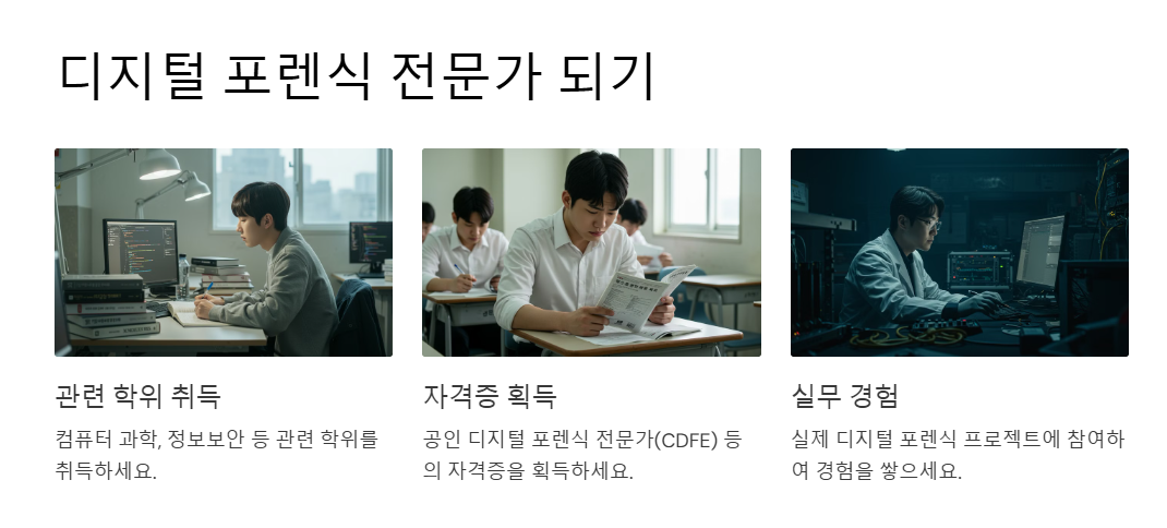 디지털 포렌식 전문가