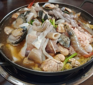 해물곱창전골