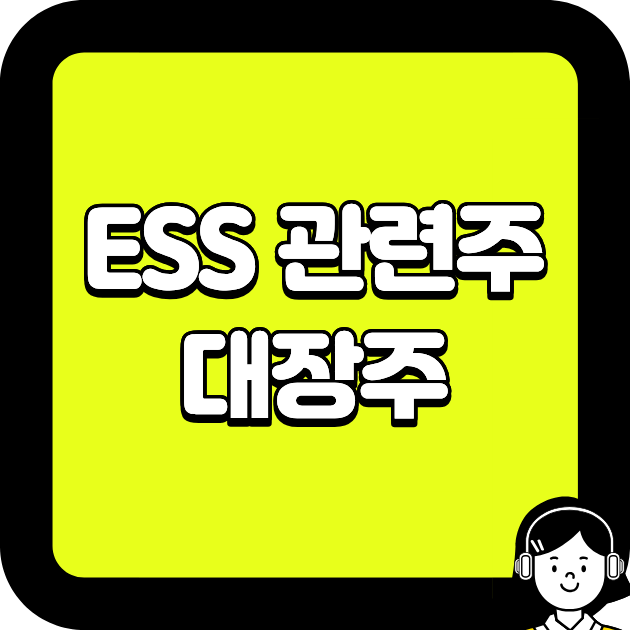 ESS 관련주 대장주