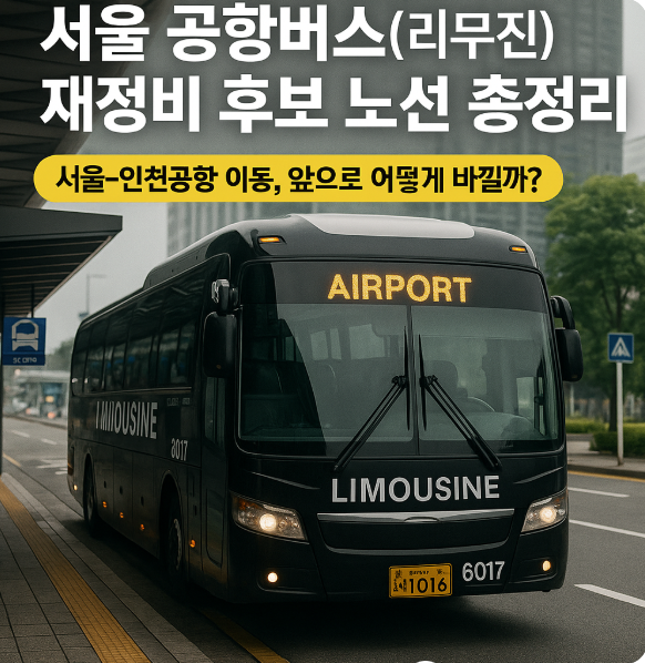 서울 공항버스(리무진) 재정비 후보 노선 총정리