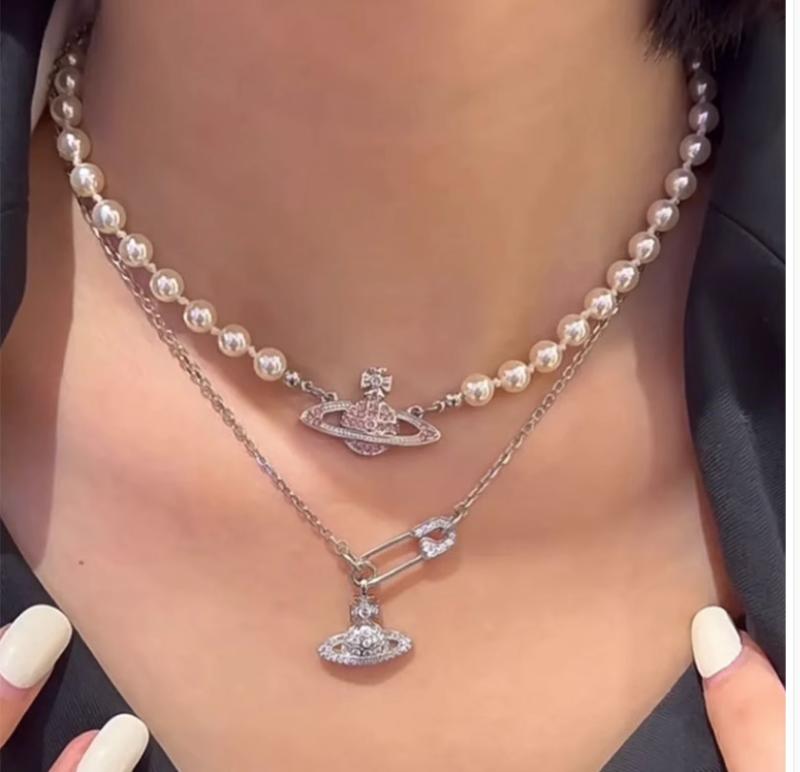 비비안웨스트우드 진주 목걸이 비비안 진주 초커