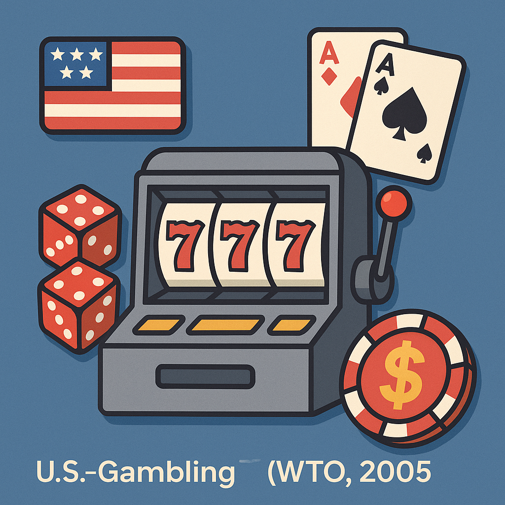 US&mdash;Gambling (WTO, 2005): 서비스무역 규범과 공공도덕 예외의 경계를 세운 판례
