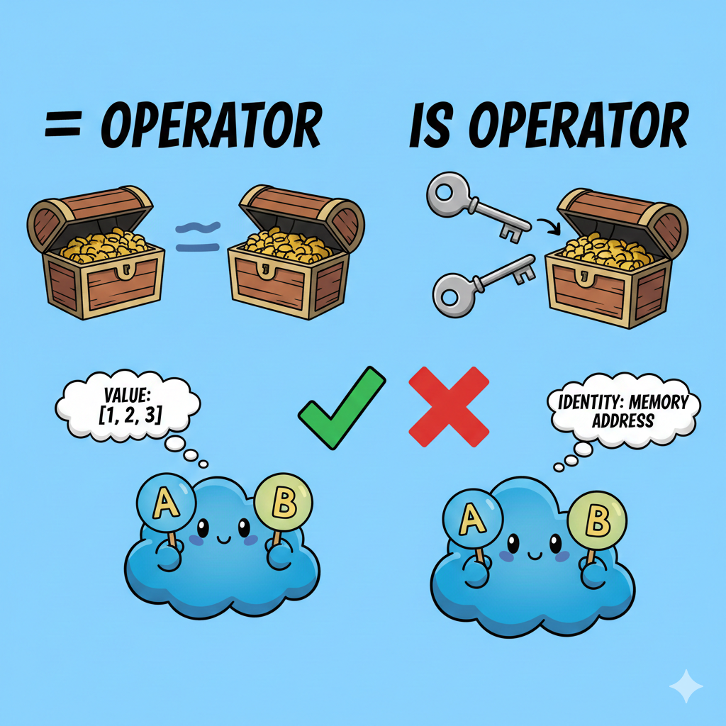 is와 == 연산자