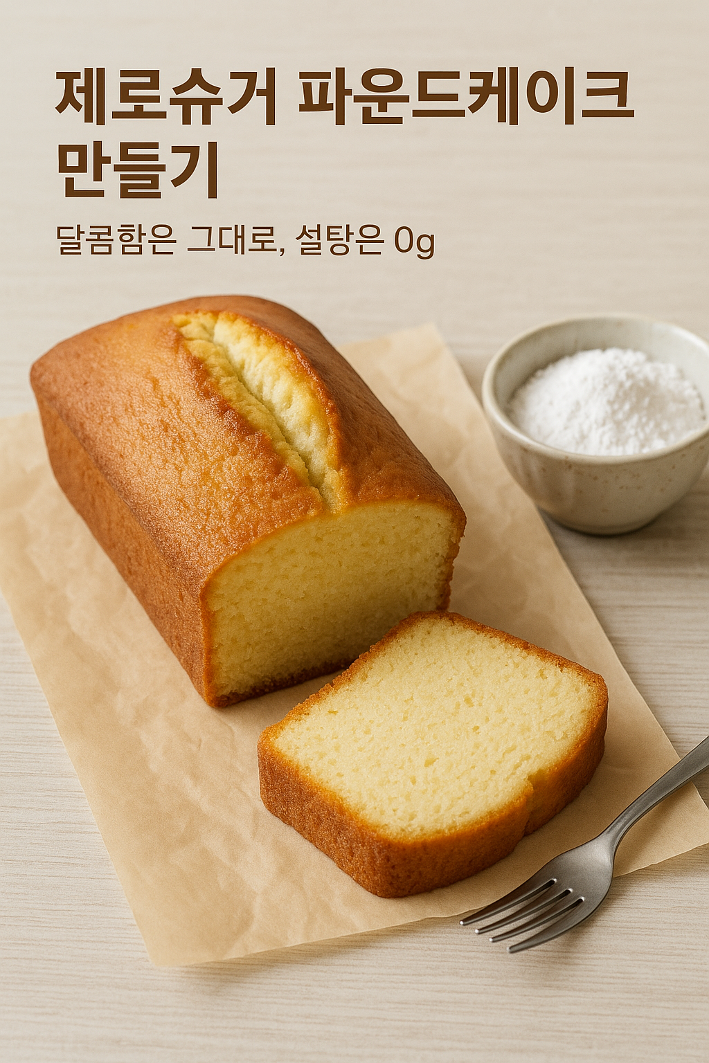 제로슈거 파운드케이크