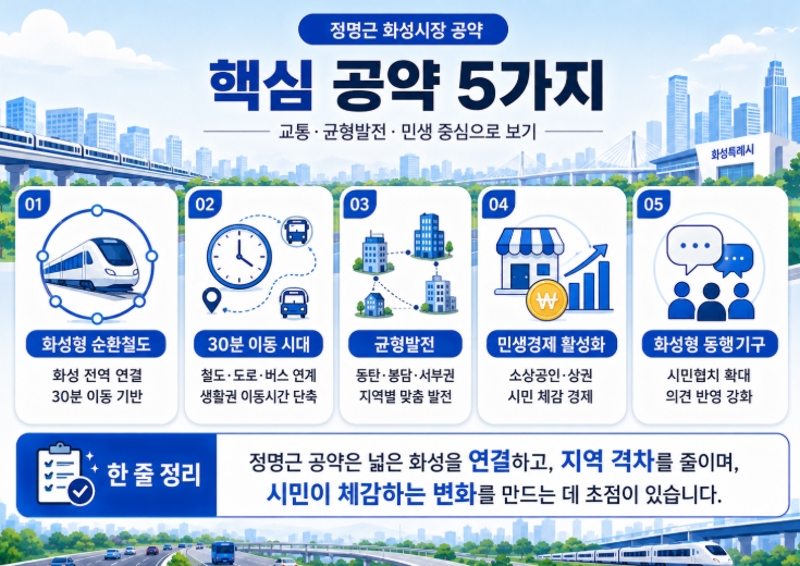 정명근 화성시장 당선자 프로필·공약 총정리