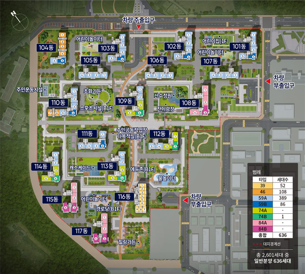 단지 주요 정보