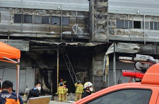 완도 냉동창고 화재 원인 사망자 소방관(영상)