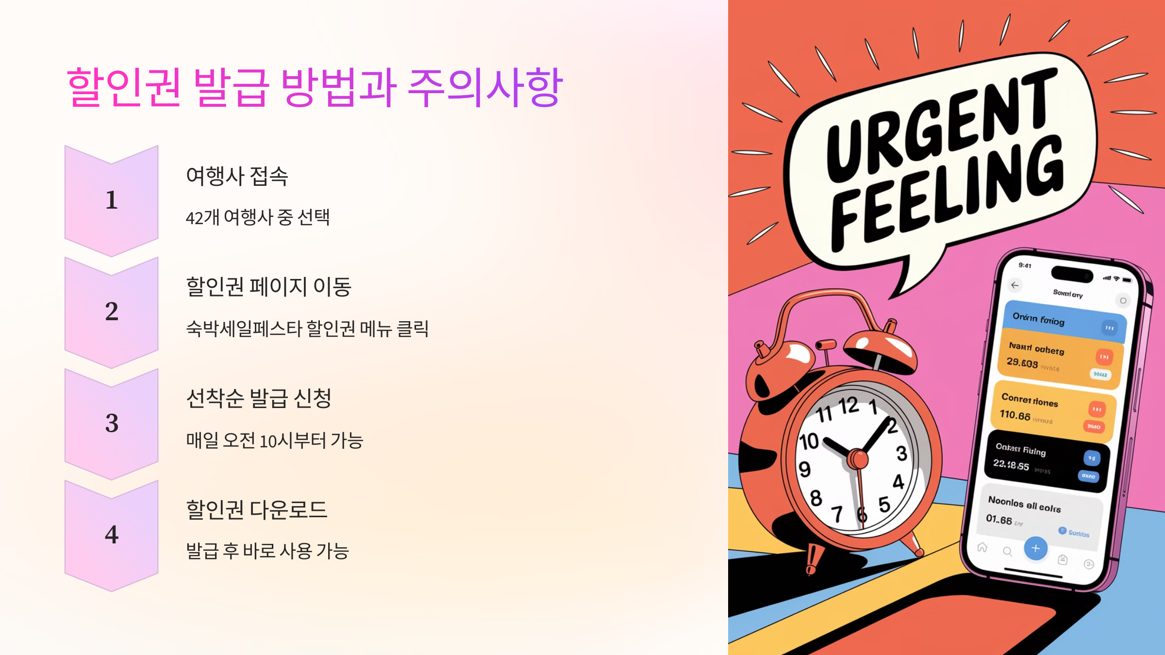 🎟️ 할인권 발급 방법과 주의사항