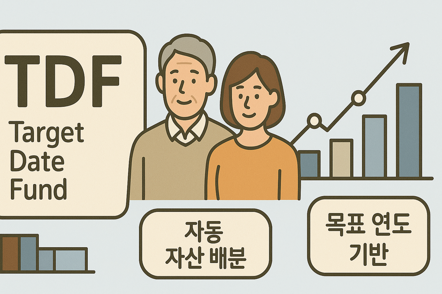 TDF에 대한 설명을 도식화한 이미지