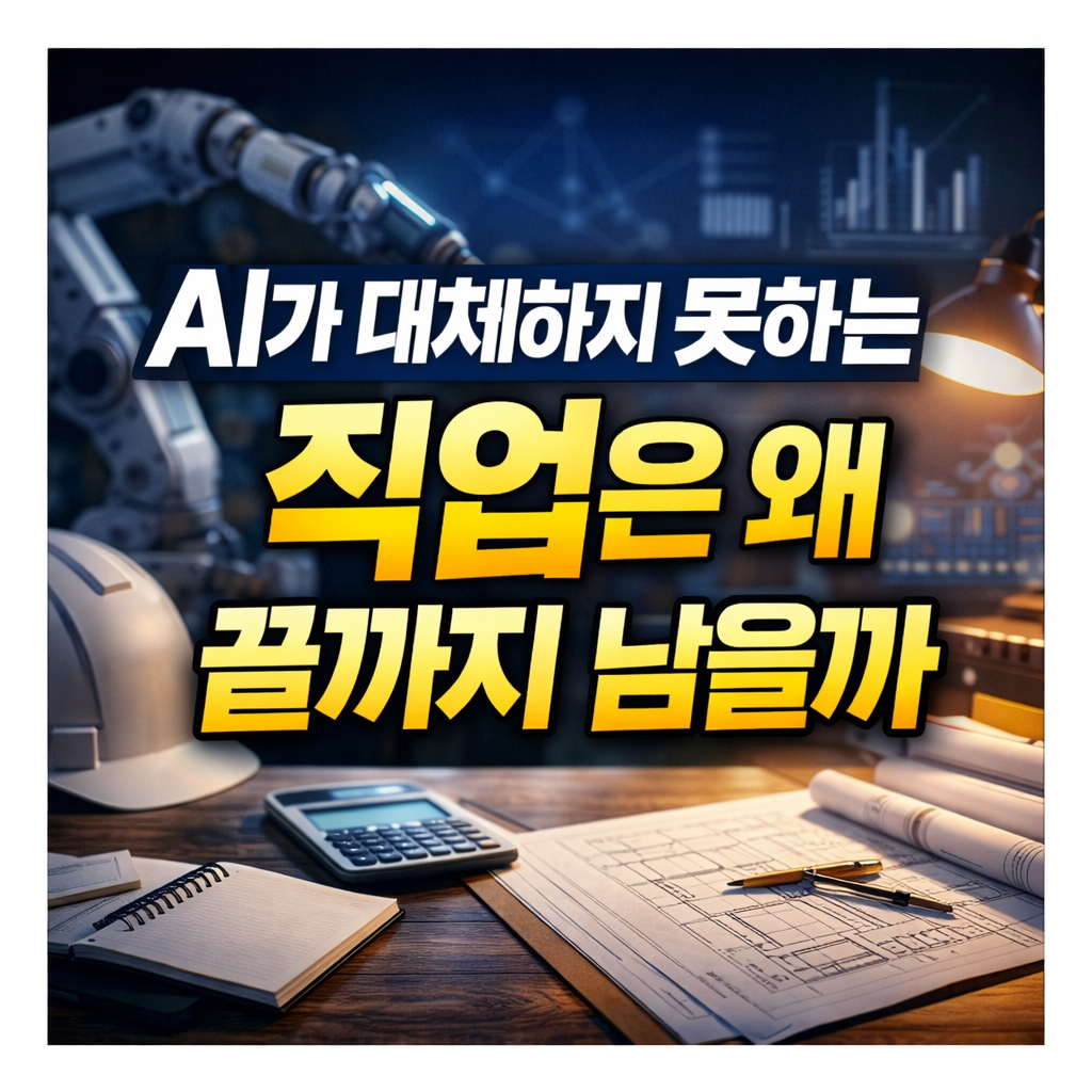 AI가 대체하지 못하는 직업은 왜 끝까지 남을까