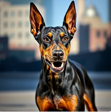 귀 관리가 잘된 강아지 모습