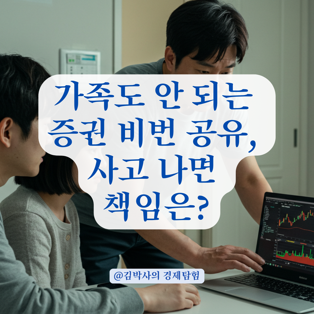 증권사 비밀번호 공유, 가족이라도 &lsquo;이건&rsquo; 절대 넘기지 마세요